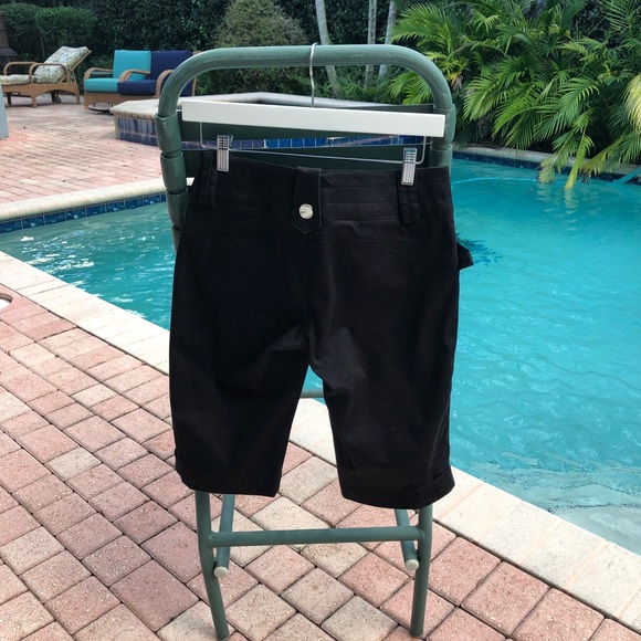 Cache Black Stretchy Long Shorts.  Size 2. NWOT - Picture 5 of 5
